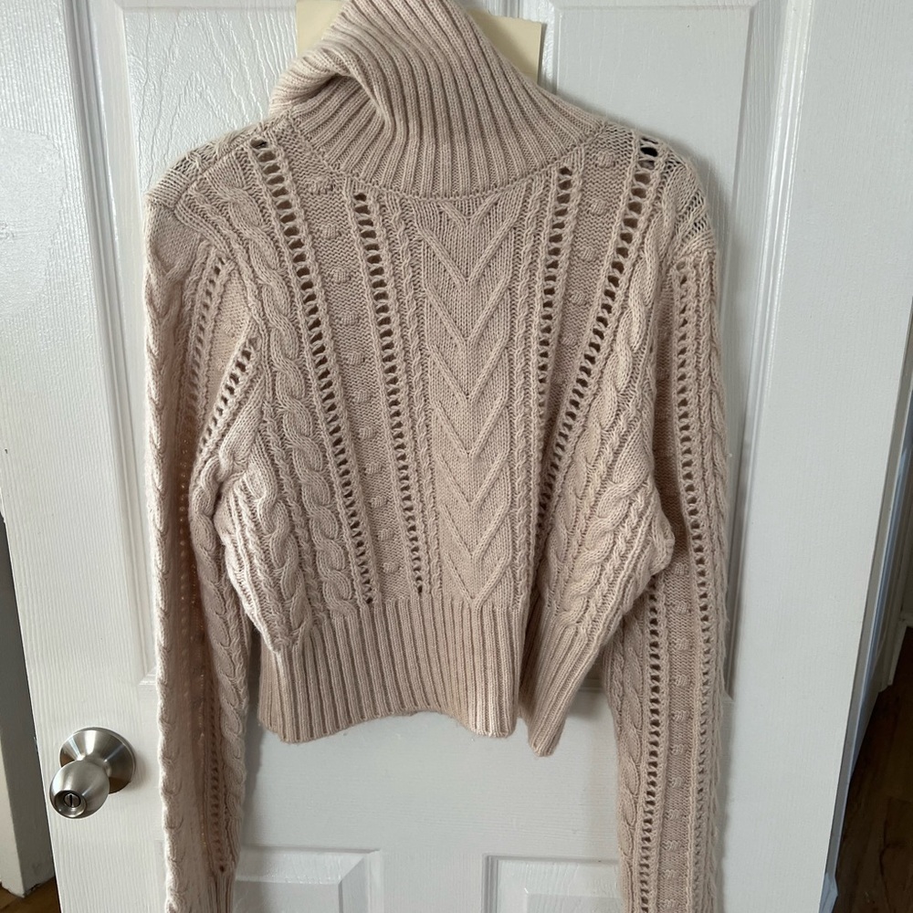 rag & bone Cozy Cream Cable Knit Sweater